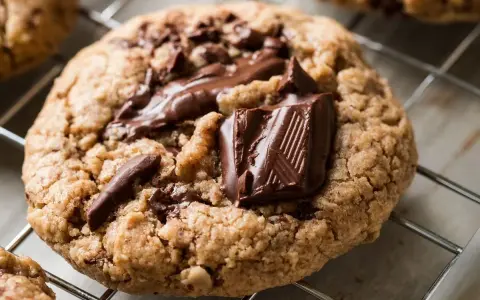 Un cookie aux pépites de chocolat, fondant et gourmand, digne d'une recette de Cyril Lignac.